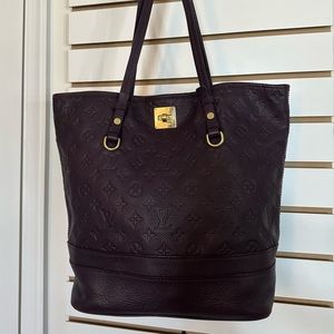 Louis Vuitton Citadine PM Purple Empreinte Leather Shoulder Bag